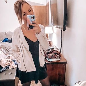 VICI suede moto jacket